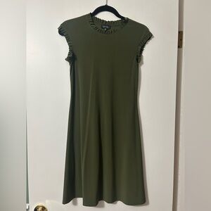 Nicole Miller Olive Midi Dress
